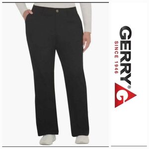 NWT Gerry Weber Women's Classic Black Traveler Stretch Straight Leg Pants ~L